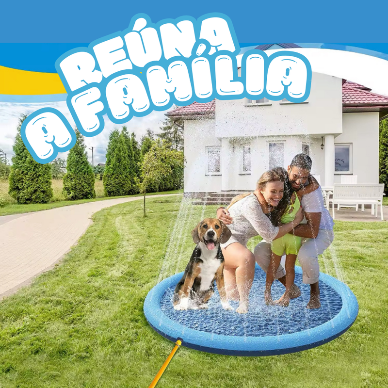 Tapete parque aquático Jottoss 100cm e 170cm - Kit de brinquedos de piscina para os primeiros 50 clientes