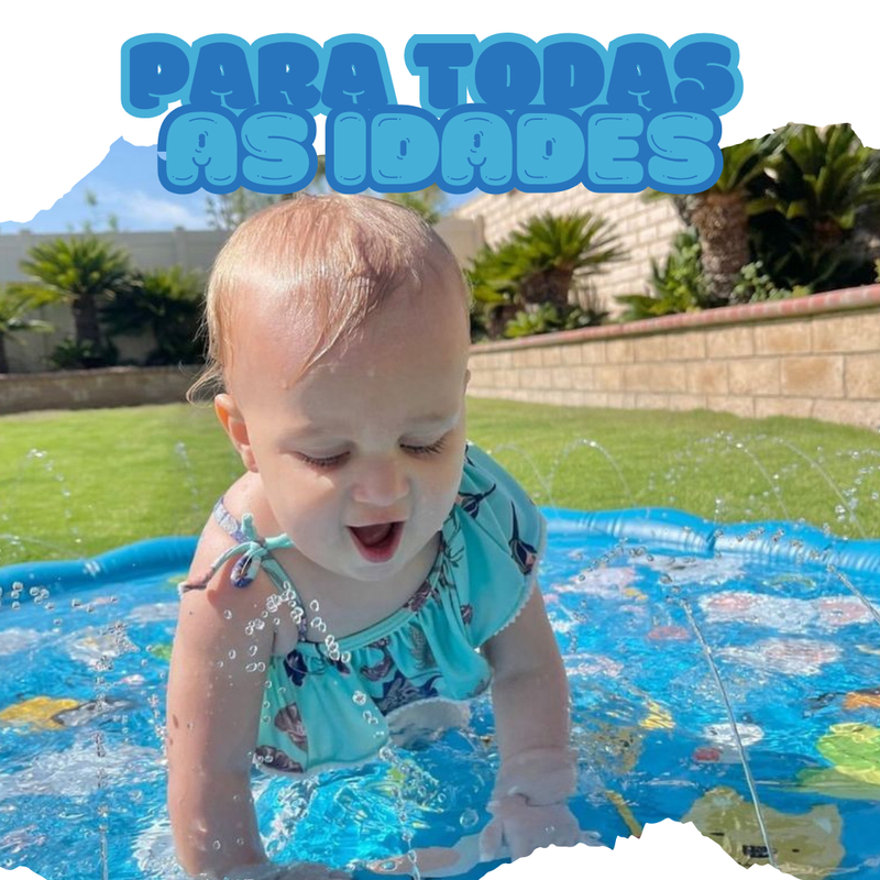 Tapete parque aquático Jottoss 100cm e 170cm - Kit de brinquedos de piscina para os primeiros 50 clientes