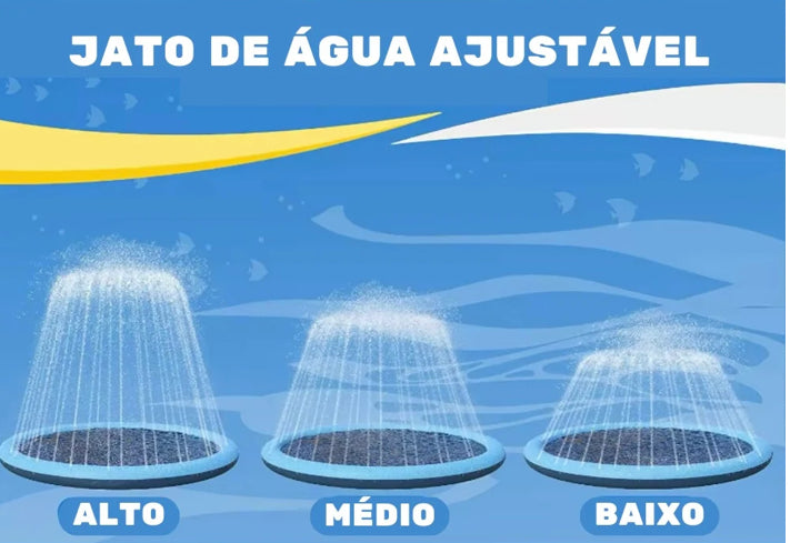 Tapete parque aquático Jottoss 100cm e 170cm - Kit de brinquedos de piscina para os primeiros 50 clientes