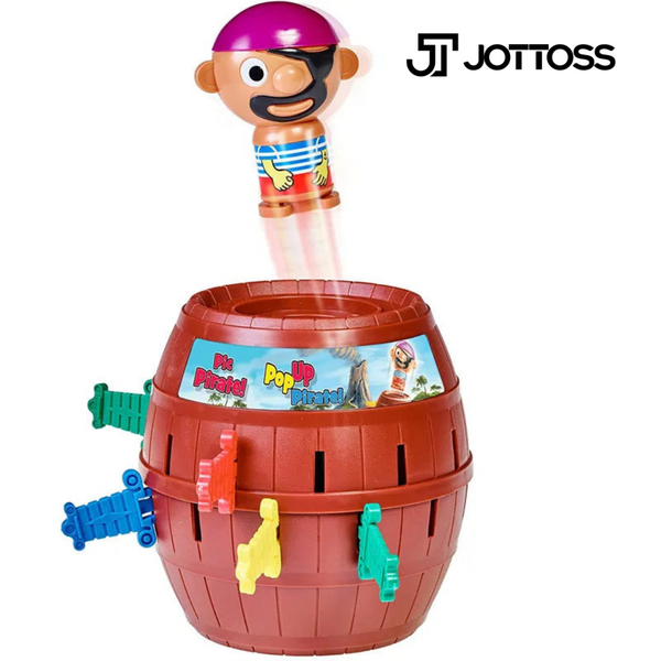 Barril do Pirata Jottoss - Brinquedo infantil de desafios