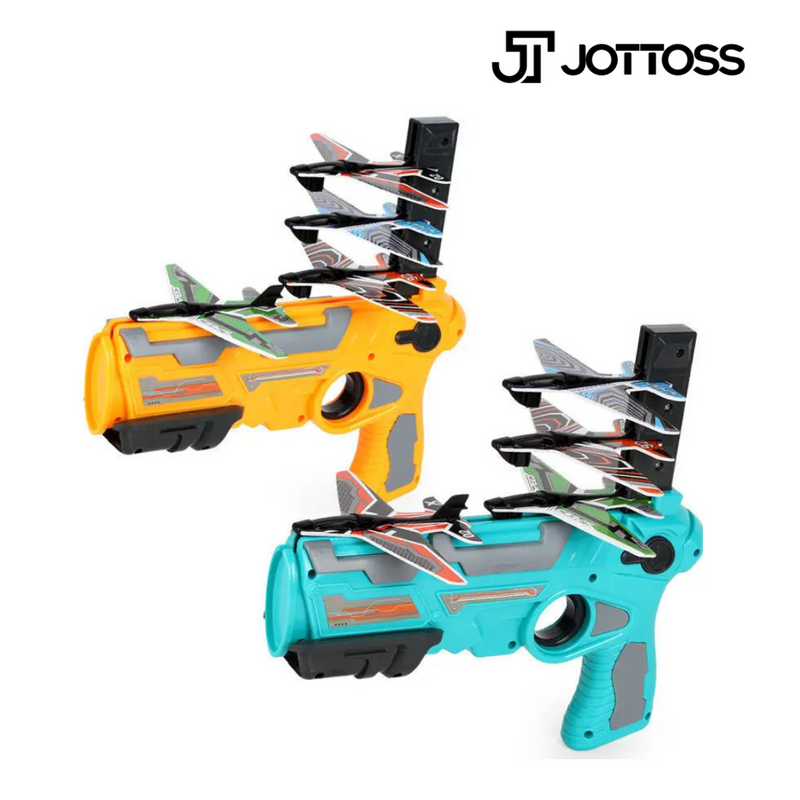 Brinquedos Jottoss infantis avião lançador diversão das crianças avião de espuma ao ar livre interação pai-filho brinquedo menino esportes brinquedo voador presente