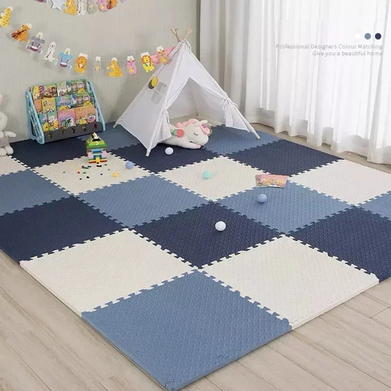 8-16 pçs bebê quebra-cabeça piso crianças tapete bebe colchão eva espuma cobertor do bebê brinquedos educativos jogar esteira para crianças 30x1cm