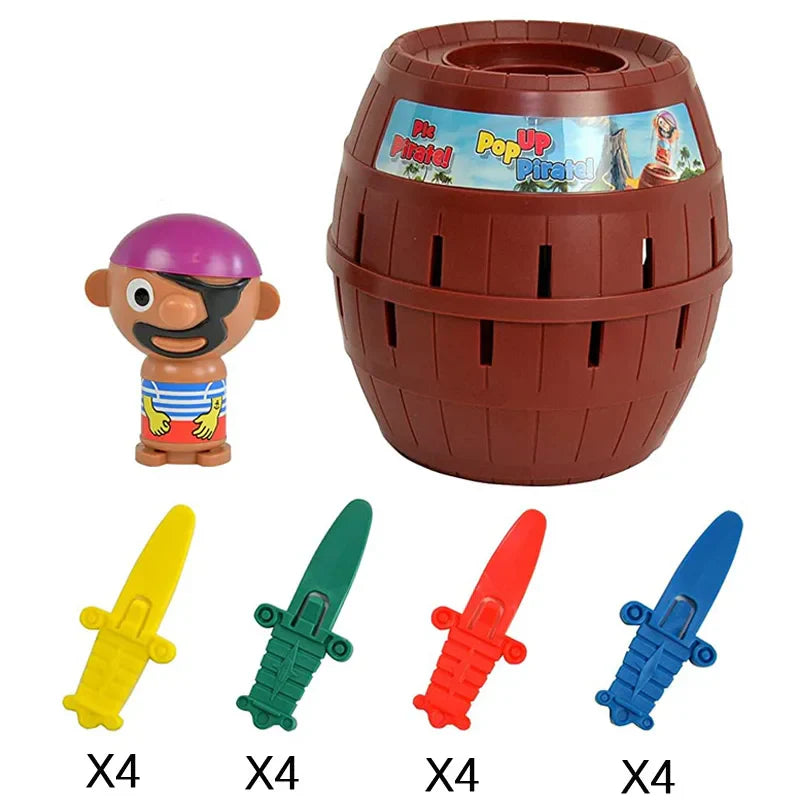 Barril do Pirata Jottoss - Brinquedo infantil de desafios