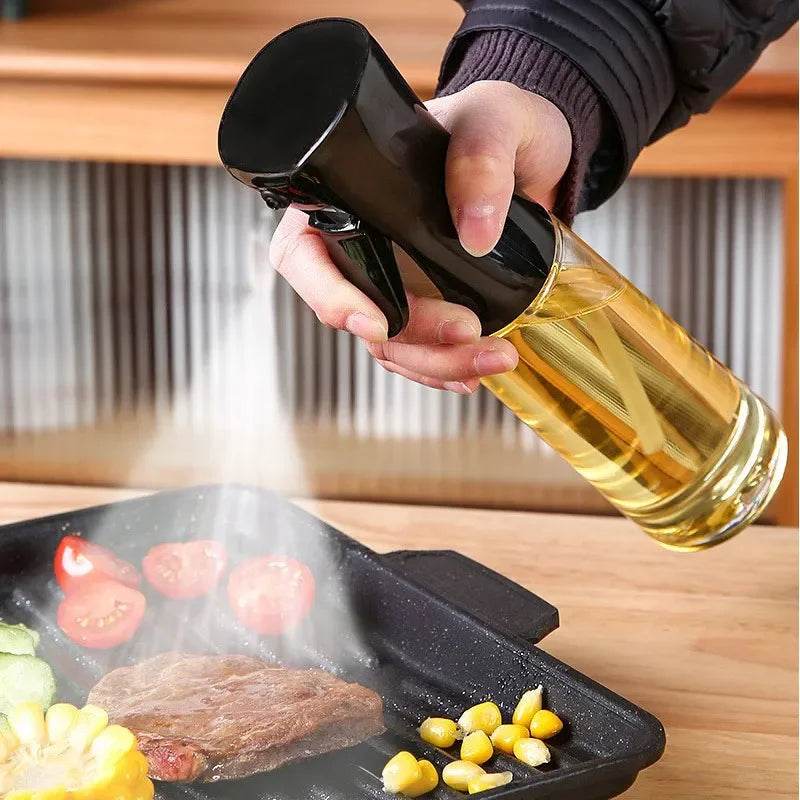 200/500ml garrafa de pulverizador de óleo para churrasco cozinhar pulverizador de azeite cozinha cozimento spray de óleo garrafa vazia vinagre garrafa dispensador de óleo