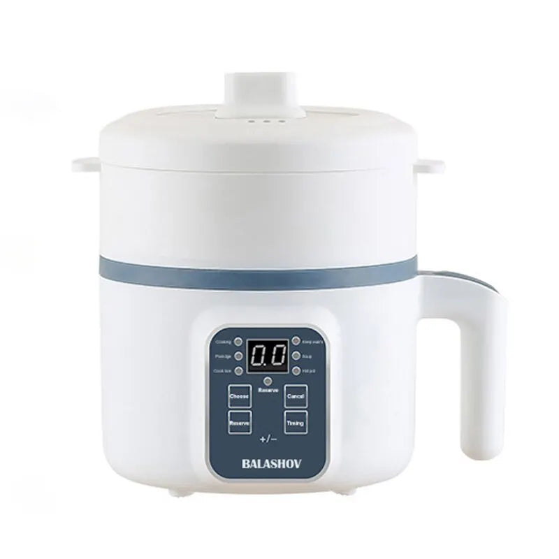 Panela elétrica de arroz, camada dupla única, 220v, multifogão, antiaderente, mecânica inteligente, panela de arroz no vapor para casa