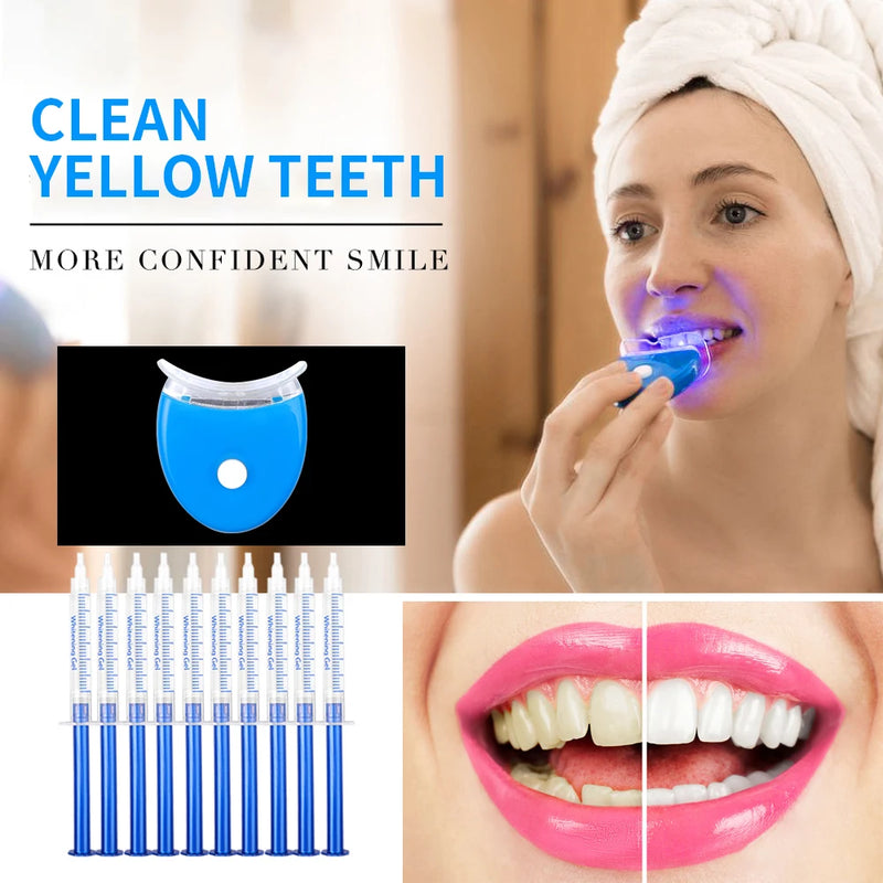 Teeth Whitening Gel Kits Dental Dentistry Bleach Tooth Oral Hygiene Care Dental Whitening Tool Remove Plaque Stains