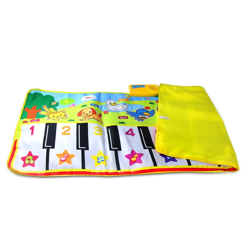 tapete Jottoss musical- piano de brinquedo infantil música jogando esteira crianças educação precoce aprendizagem brinquedos do bebê